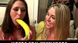 Three amateurs see their quiet house party explode into a wild orgy with natural tits everywhere.