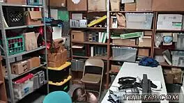 Ebony suspect, you have no choice but to cooperate with the fake cop!