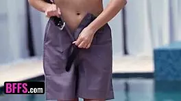 Allie addison enjoys day off in bikini with friends