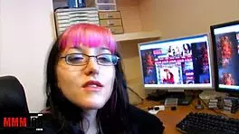 The punk girl, rebellious and horny, gets fucked roughly with cum on her face.