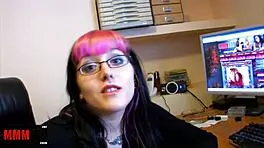 The punk girl, rebellious and horny, gets fucked roughly with cum on her face.