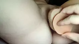 BIG COCK STRETCHING beautiful hole with toys