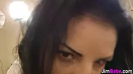 Euro Teen 18+ Delivers Intense POV Blowjob in Stockings.