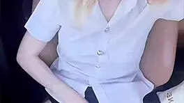 Thai Beauty Strips Nude for Outdoor Creampie