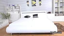 I watch this erotic teen give head and get her wet pussy banged