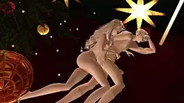 receiving my christmas package with 3d porn blowjob and teen cock 😘