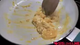 Dana Wolf Plays With Stepbros Balls And Sucks His Breakfast Sausage