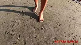 Enjoying the beach at my cuckold's expense, Rayssa Garcia