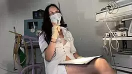 Nurse bored at night in hospital decides to bang security hard on desk outdoors