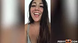 Real young amateur girl having sex with older man in exchange of money