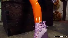 milf domme gapes and anal fucks teen 18+