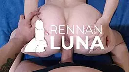 Beautiful amateur pornstar enjoys a quickie with big ass bent over.