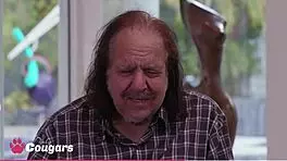 Leah Luv fills her hairy pussy and ass with cock for a facial