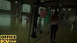 Yo, check this POV with Sybil and Subil Arch sucking and banging in studio! 😜