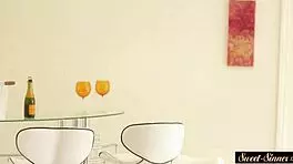 Teen Stepsister Bent Over and Pussyfucked Hard