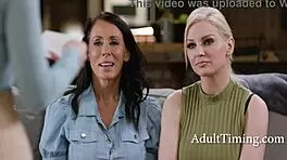 demi hawks cums hard from kenzie and reagan's tongues