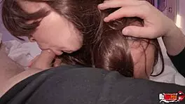 I ENTER my STEPSISTER'S ROOM and TAKE ADVANTAGE, she LOVES the COCK and GETS WET!