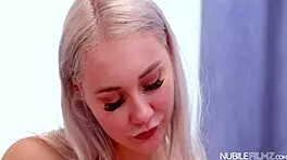 Ride my big cock? Marilyn asks Rebecca while fingering muff diving.