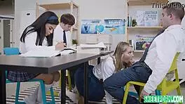 Man, I’m so into Mia Kay ridin’ me in library, can’t even think straight!