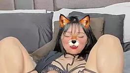 Dulce Zorrita masturbates with dildo in lingerie until orgasm. So relaxing!