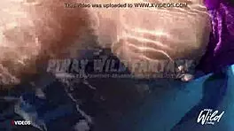 Scandalous Busty Pinay Wife Shows Big Tits While Masturbating In Pool