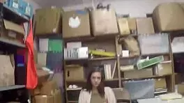 Milf and teen banged in office for shoplifting?