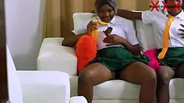 bbc gateman gets lucky fucking two sweet girls, subscribe to red