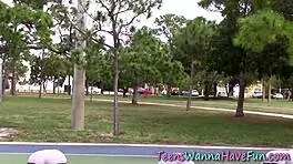 Watch This Real Lesbian Lick That Teen 18+'s Pussy At The Party! So Hot!