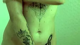 Beautiful Teen Relaxes in Bath, Showing Small Tits and Pussy Lips Intensely.