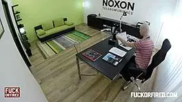 Teeny Brunette Fucks And Sucks Her Boss In Office Roleplay Creampie.