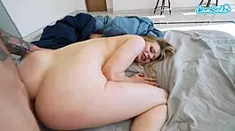 Slut Step Daughter Caught Under Covers, Busted By Mom's Glare