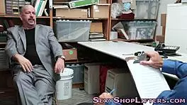 Caught Brunette Teen With Small Tits Gets Hard Facial Punishment!