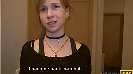 Debt4k Sex with Loan Shark Saves Minx from Trouble