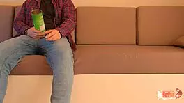 my stepsister got tricked into sucking my dick from a chips box