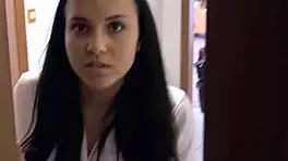 Whoa! Skinny Czech gal bangs collector for cash to clear debt