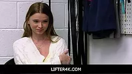 Tiny Virgin Shoplifter Strip Searched And Fucked By Officer