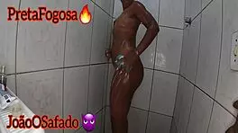 Enjoying a hot interracial anal fuck in the shower?