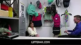 Tiny Virgin Shoplifter Strip Searched And Fucked By Officer