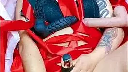 Dulce Zorra In A Box Plays With Toys In Cosplay Costume