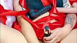 Dulce Zorra In A Box Plays With Toys In Cosplay Costume
