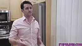 Horny stepsisters taking turns pleasuring each others sweet pussies