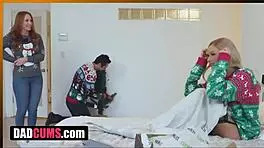 Sex Addict Stepdaughter Enjoys Stepdad's Thanksgiving Gift