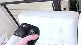 Latina Teen 18+ Takes Messy Facial in POV