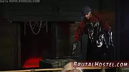 big-breasted towheaded hotty cristi tries anal strapon for the first time 😈