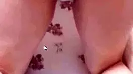 this asian guy gets his wet pussy eaten while watching the game, balls bouncing with each goal