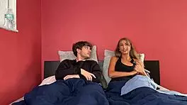 Sexy Girl Next Door Lily Phillips First Wild Porn Blowjob!