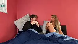 Sexy Girl Next Door Lily Phillips First Wild Porn Blowjob!