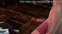 Shalltear Bloodfallen Offers Uncensored Blowjob in 3D Overlord Hentai