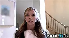 I fucked the petite real estate agent outdoors
