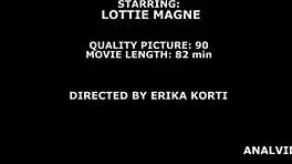 Lottie Magne Takes Balls Deep Anal Double Penetration With Gaping And Cumshot